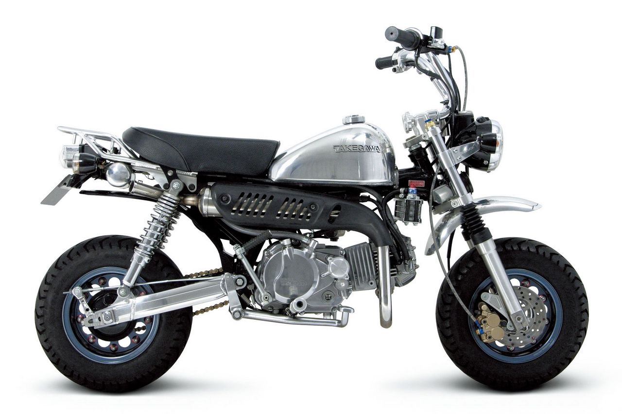 Takegawa Standard Look Stainless Exhaust (Long Type) suitable for use with Z50J