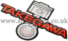 Takegawa Piston Sticker suitable for use with Monkey Bike Motorcycles