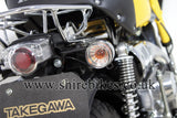 Takegawa Clear Blaze Indicator Lens & 12V Bulbs (Pair) suitable for use with Z50J