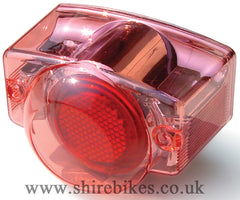 Takegawa Pink/Chrome Blaze Rear Light Lens suitable for use with Z50J
