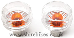 Takegawa Clear Blaze Indicator Lens & 12V Bulbs (Pair) suitable for use with Z50J