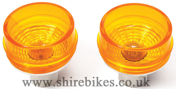 Takegawa Amber Blaze Indicator Lens & 12V Bulbs (Pair) suitable for use with Z50J