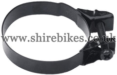 Honda Black Air Filter Carburettor Connector Band & Screw suitable for use with Z50R, Z50J1, Z50J, Dax 6V, Dax 12V