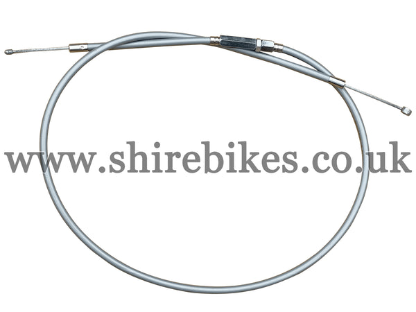 Reproduction Grey Throttle Cable suitable for use with CZ100 (Early 1963 White Tank)