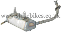 Reproduction Bare Metal Low Muffler Exhaust System suitable for use with Z50M