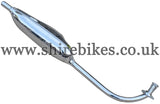 Reproduction Chrome Low Exhaust (Poor Fit & Finish) suitable for use with Chaly 6V