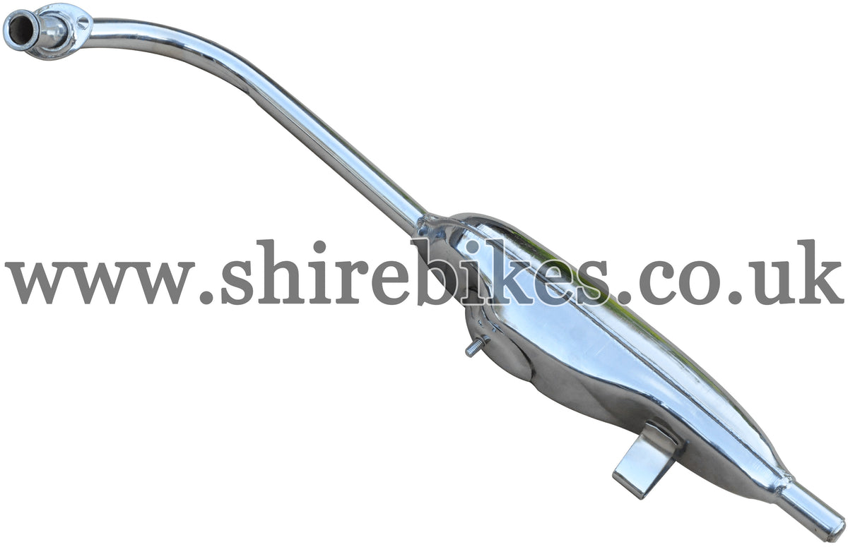 Reproduction Chrome Low Exhaust (Poor Fit & Finish) suitable for use with Chaly 6V