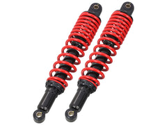 343mm Kitaco Red Hydraulic Shock Absorbers (Pair) suitable for use with Dax 125 (2023)