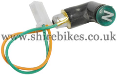 Zhen Hua 12V Single Warning Light & Grommet suitable for use with SR50, SR125 & Jincheng M50