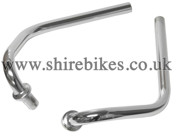 Honda Chrome Folding Handlebars (Pair) suitable for use with Z50J