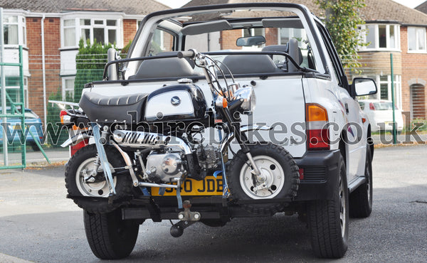 Vehicle Transport Rack for 8 inch Wheels (Zinc Plated) suitable for use with Monkey Bike Motorcycles