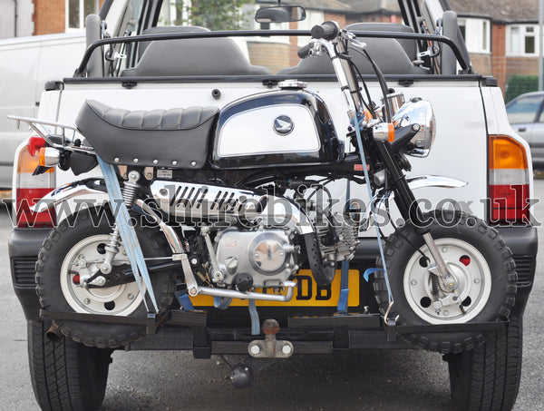Vehicle Transport Rack for 8 inch Wheels (Zinc Plated) suitable for use with Monkey Bike Motorcycles