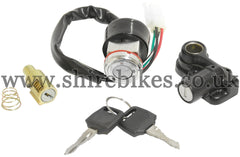 Zhen Hua Lock Set for Disc Brake suitable for use with Jincheng DX90 & Zhen Hua CJL125