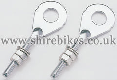 CF POSH (Japan) Stainless Steel Chain Adjusters (Pair) suitable for use with Z50J1, Z50R, Z50J, Dax 6V, Dax 12V, Chaly 6V