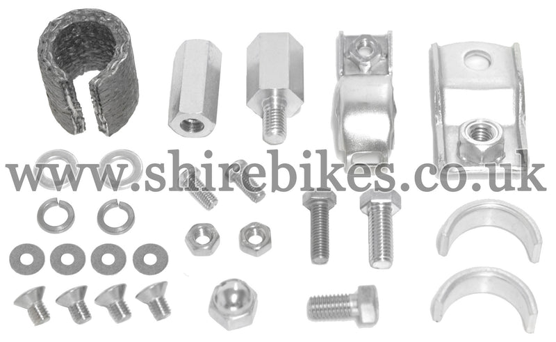 Honda Upswept Exhaust Fixing Kit suitable for use with Dax 6V