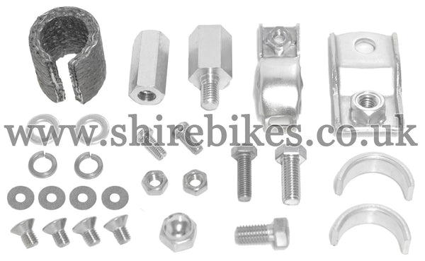 Honda Upswept Exhaust Fixing Kit suitable for use with Dax 6V