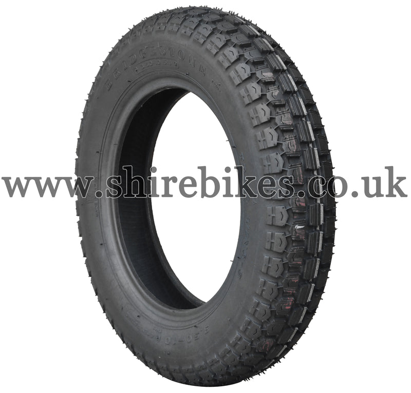 3.50 x 10 Bridgestone Trail Wing-3 Tyre suitable for use with Dax 6V, Dax 12V, Chaly 6V