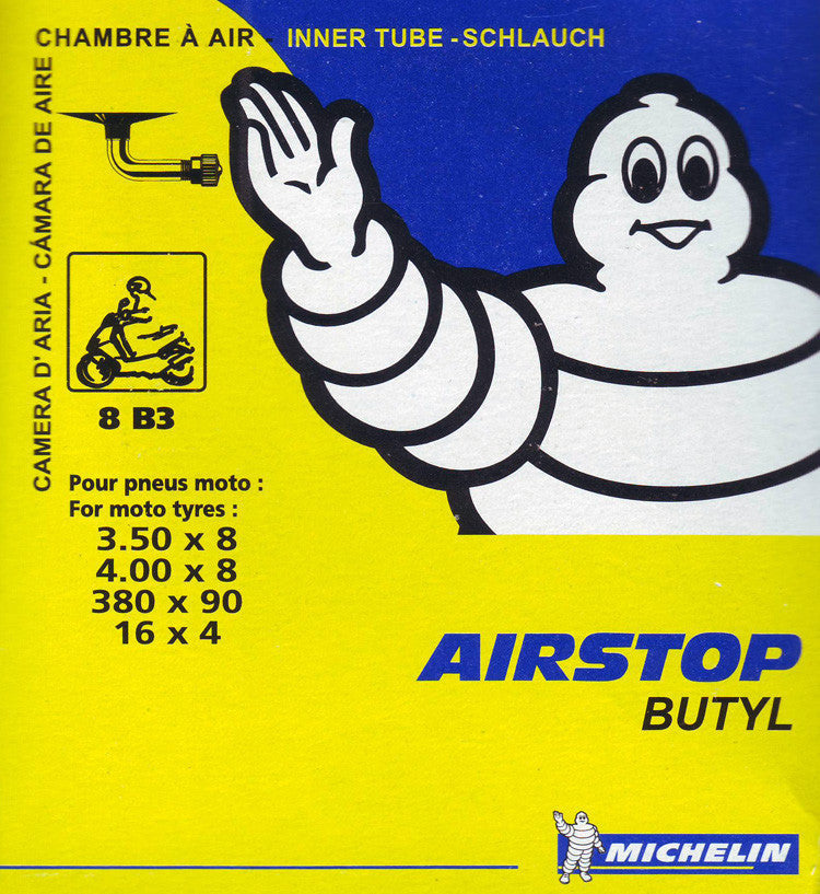 3.50/4.00 x 8 Michelin Inner Tube (Angle Valve)