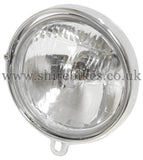 Honda 6V Head Light Lens & Rim (110mm) suitable for use with Z50M, Z50A