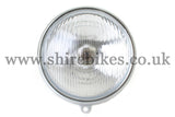 Reproduction 6V Head Light Lens & Rim (155mm) suitable for use with Z50A