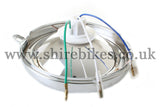 Reproduction 6V Head Light Lens & Rim (155mm) suitable for use with Z50A