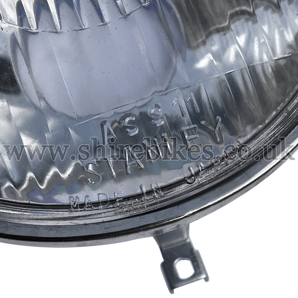 NOS Honda 6V Head Light Lens & Reflector with Side Light suitable for use with Dax 6V (English Models), Chaly 6V (English Models)