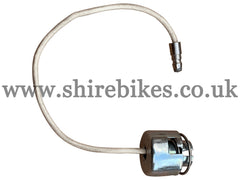 NOS Honda 6V Head Light Side Light Bulb Holder & Wire suitable for use with Dax 6V (English Models), Chaly 6V (English Models)