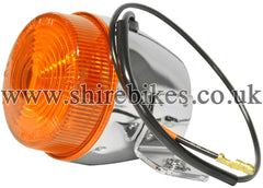 Honda 12V Chrome Front Left Indicator suitable for use with Z50J