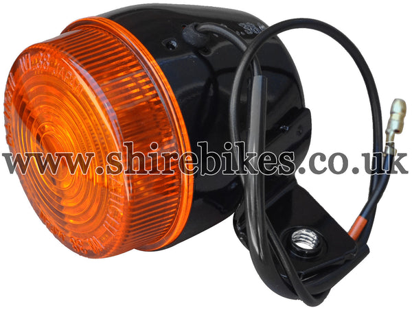 Honda 12V Black Front Left Indicator suitable for use with Z50J
