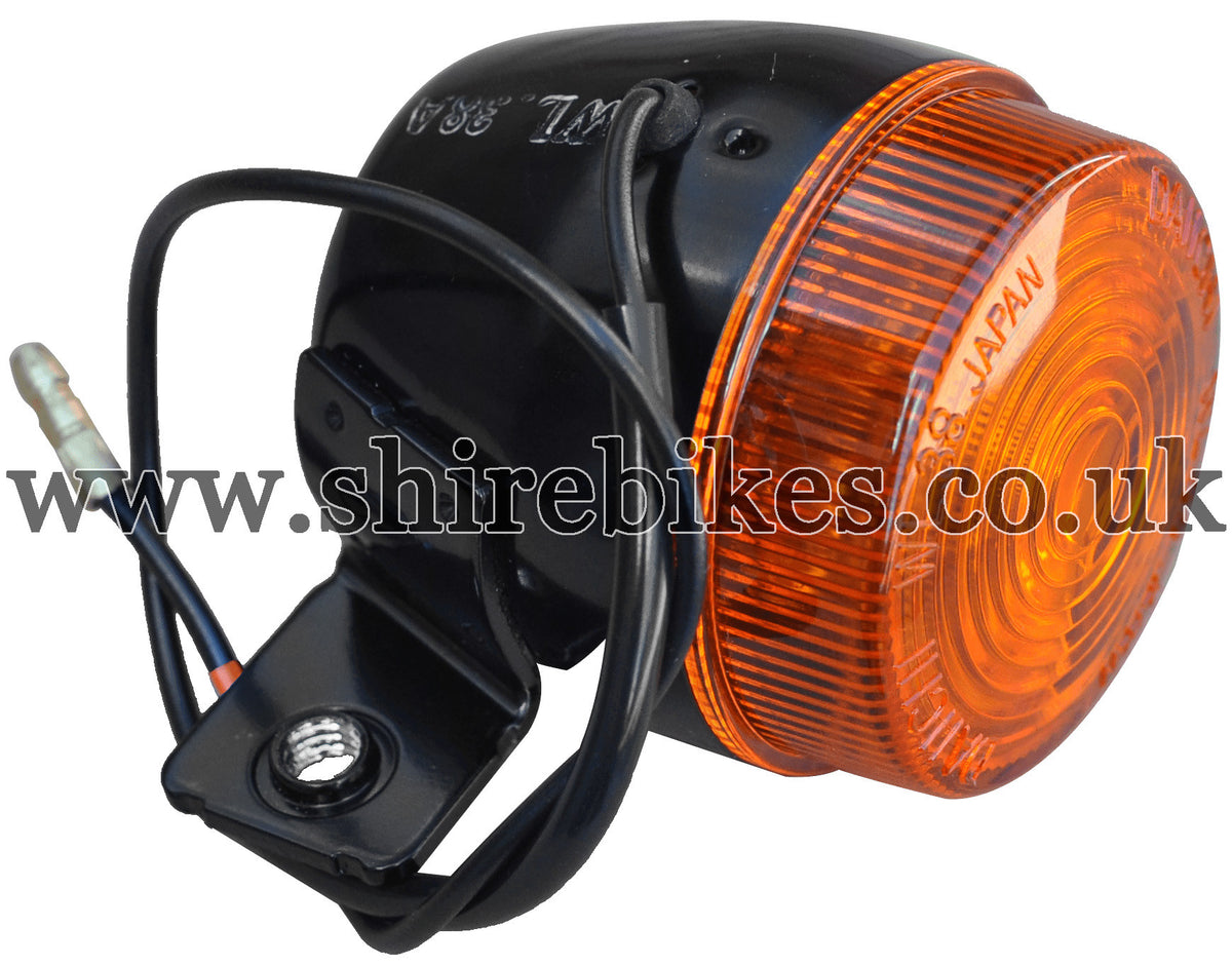 Honda 12V Black Rear Left Indicator suitable for use with Z50J