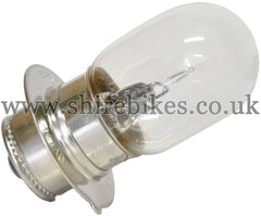 Honda 6V Headlight Single Filament Bulb suitable for use with Z50J1, Z50M (Early Japanese Model)