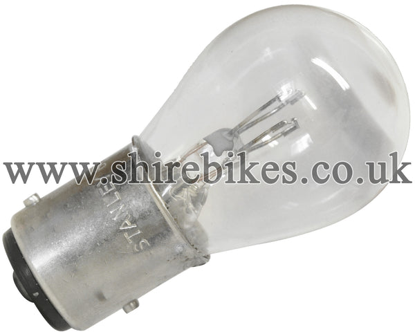 Honda 6V Tail & Brake Light Twin Filament Bulb suitable for use with Z50M, Z50A, Z50J1, Dax 6V, Chaly 6V