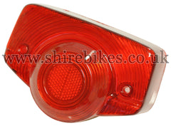Reproduction Rear Light Lens suitable for use with Dax 6V (UK & Norwegian Model), Chaly 6V (UK & French Model)