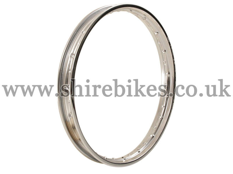 Honda D.I.D 17 x 1.40 Chrome Wheel Rim suitable for use with C90E 12V