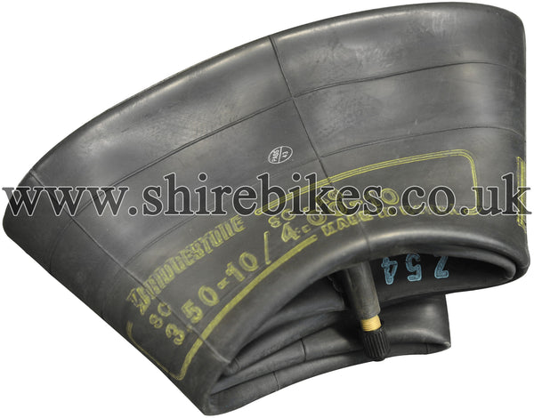 3.50/4.00 x 10 Honda Bridgestone Inner Tube (Straight Valve) suitable for use with Dax 6V, Dax 12V, Chaly 6V