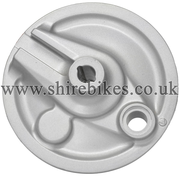 Honda Silver Front & Rear Brake Back Plate suitable for use with Z50J 12V