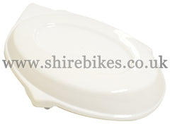 Reproduction White Side Cover suitable for use with Monkey Bike Motorcycles
