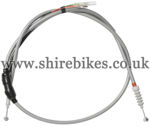 Reproduction Grey Rear Brake Cable with Brake Light Switch suitable for use with Z50A