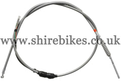 Reproduction (Threaded End) Grey Rear Brake Cable with Brake Light Switch suitable for use with Z50A