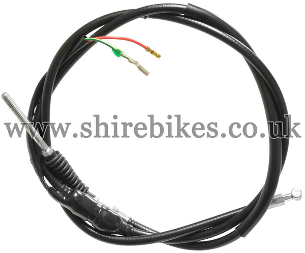 Honda Black Rear Brake Cable with Brake Light Switch suitable for use with Z50A