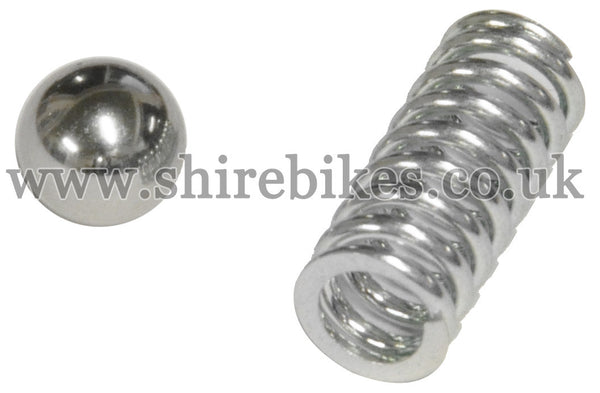 Honda Foot Peg Locating Ball & Spring suitable for use with Dax 6V, Dax 12V