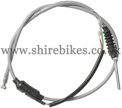 Reproduction (Threaded End) Grey Front Brake Cable with Brake Light Switch suitable for use with Z50A