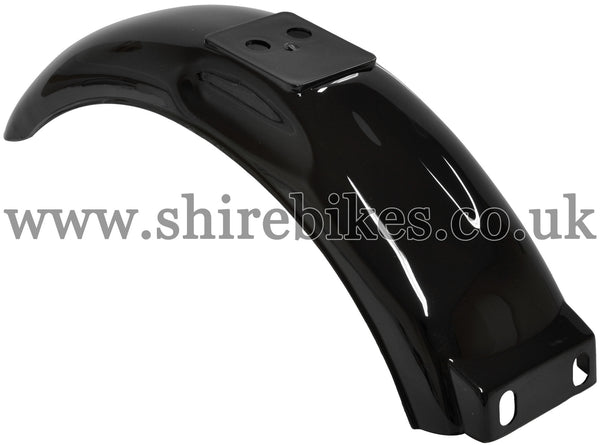 Reproduction Black Rear Mudguard suitable for use with Monkey Bike Motorcycles
