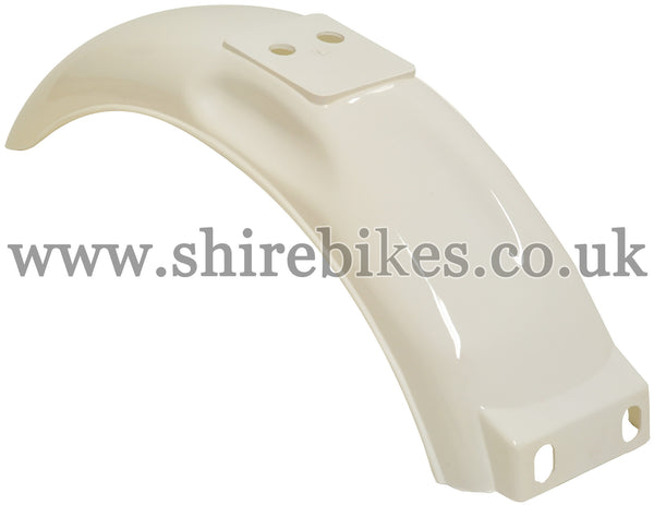 Reproduction Cream Rear Mudguard suitable for use with Monkey Bike Motorcycles