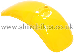 Reproduction Yellow Front Mudguard suitable for use with Monkey Bike Motorcycles