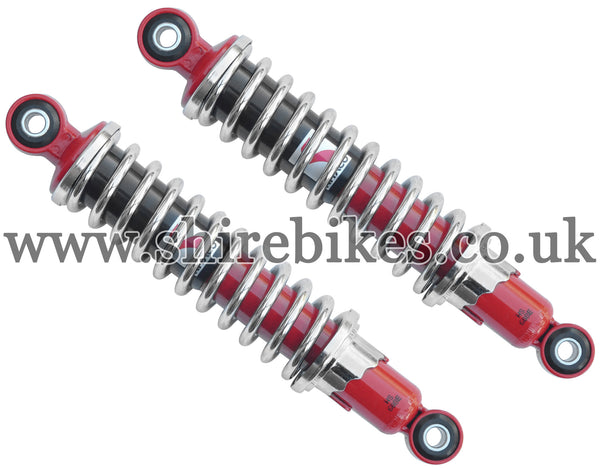 Kitaco 265mm Chrome & Red Shock Absorbers (Pair) suitable for us with Z50R, Z50J1, Z50J