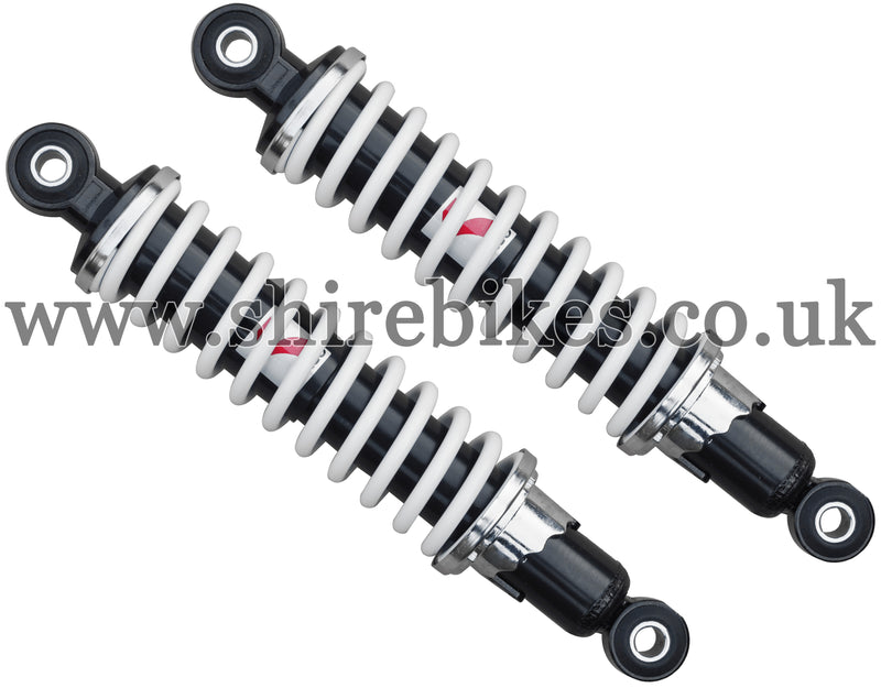 Kitaco 265mm Black & White Shock Absorbers (Pair) suitable for use with Z50R, Z50J1, Z50J