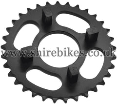 Kitaco 33T Black Rear Sprocket suitable for use with Dax 6V, Chaly 6V, Dax 12V