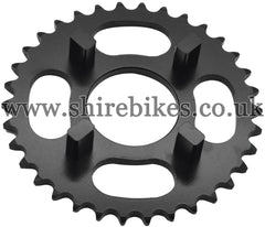 Kitaco 34T Black Rear Sprocket suitable for use with Dax 6V, Chaly 6V, Dax 12V