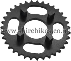 Kitaco 35T Black Rear Sprocket suitable for use with Dax 6V, Chaly 6V, Dax 12V